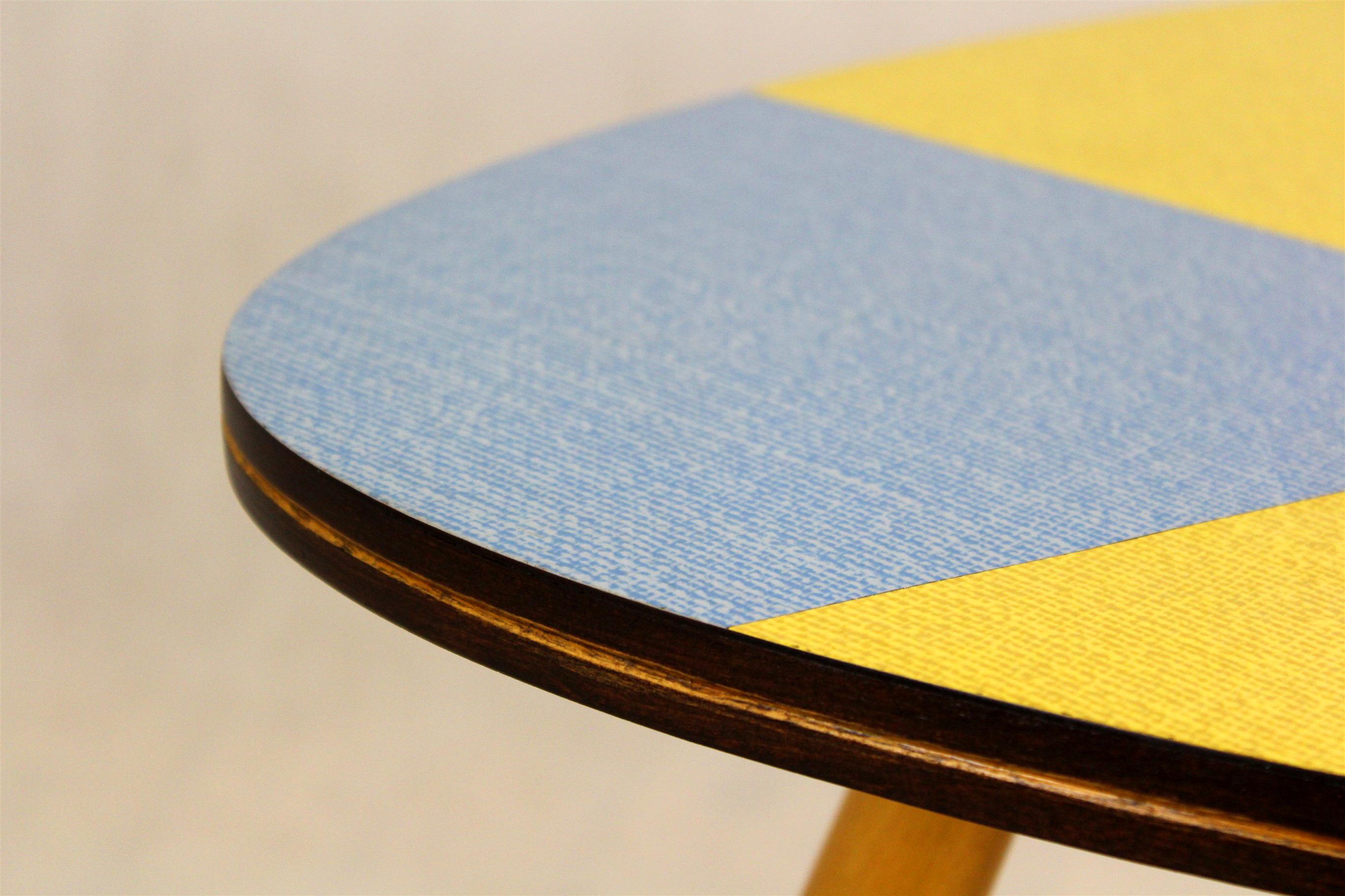 Restored Formica Coffee Table from Drevopodnik Brno, 1960s For Sale 6