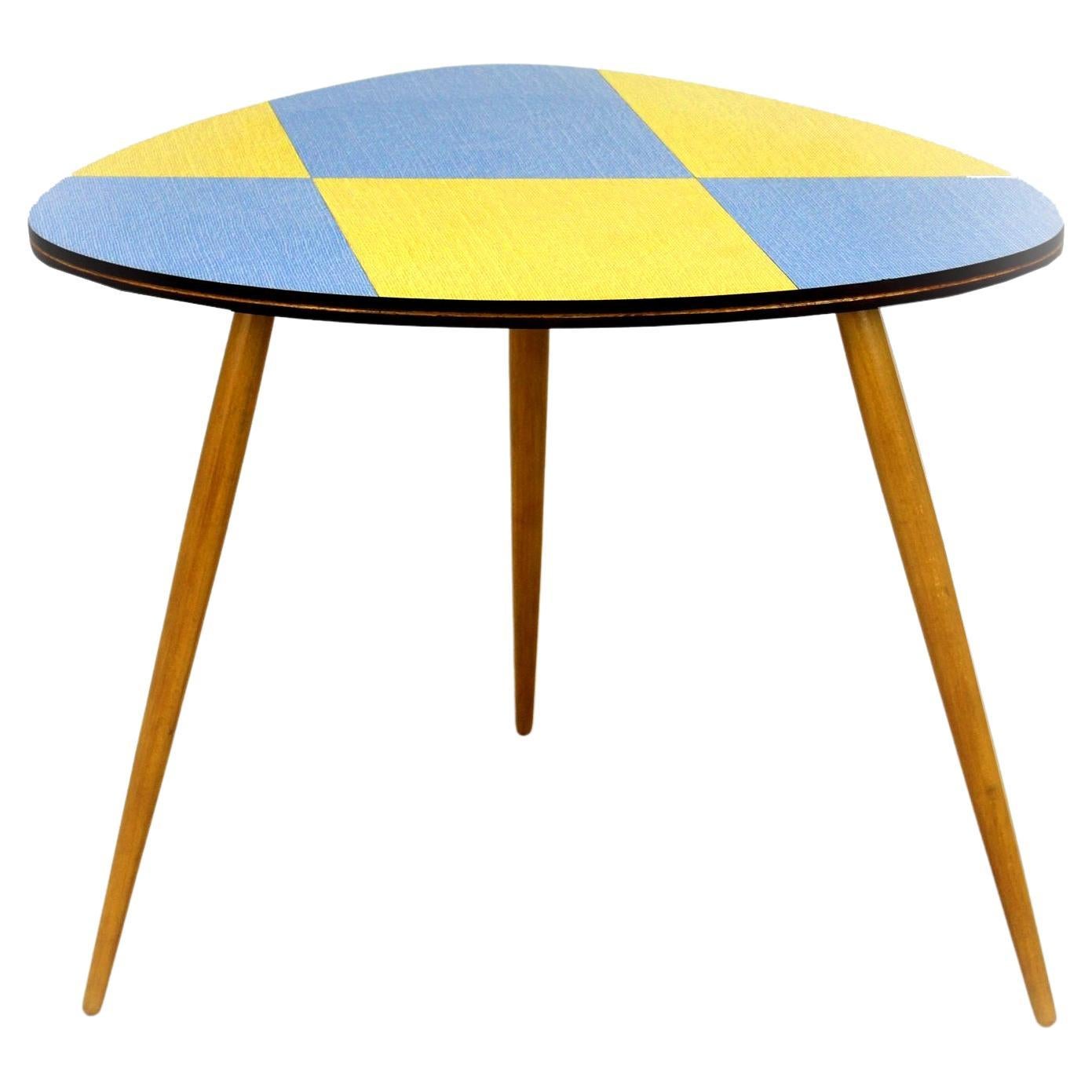 Restored Formica Coffee Table from Drevopodnik Brno, 1960s For Sale