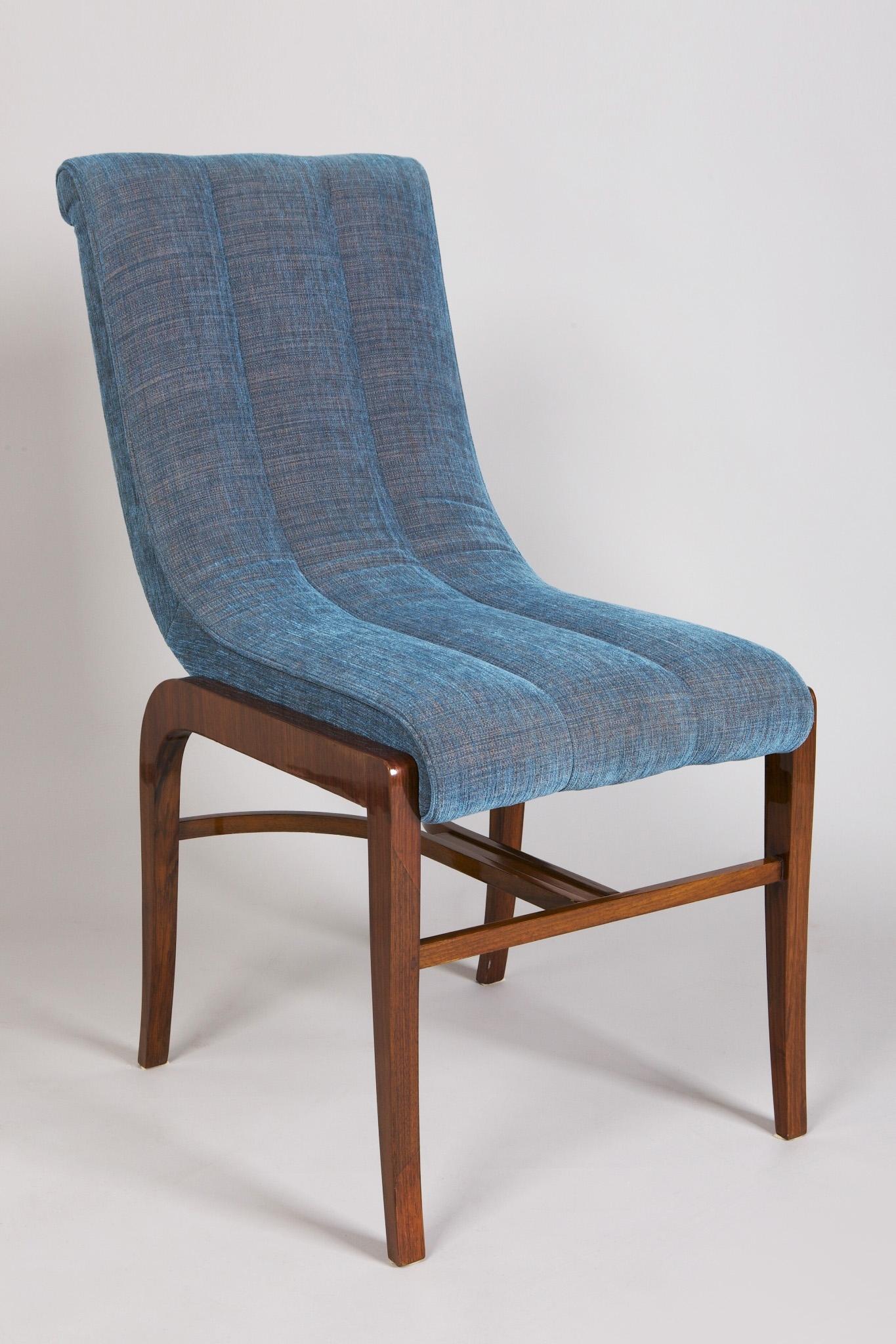 Restored French Art Deco Chairs Designed by Jules Leleu, 1920-1929, 2 Pieces For Sale 1