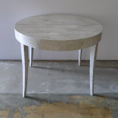 Restored Game or Dining Table in Drip-Glaze Finish