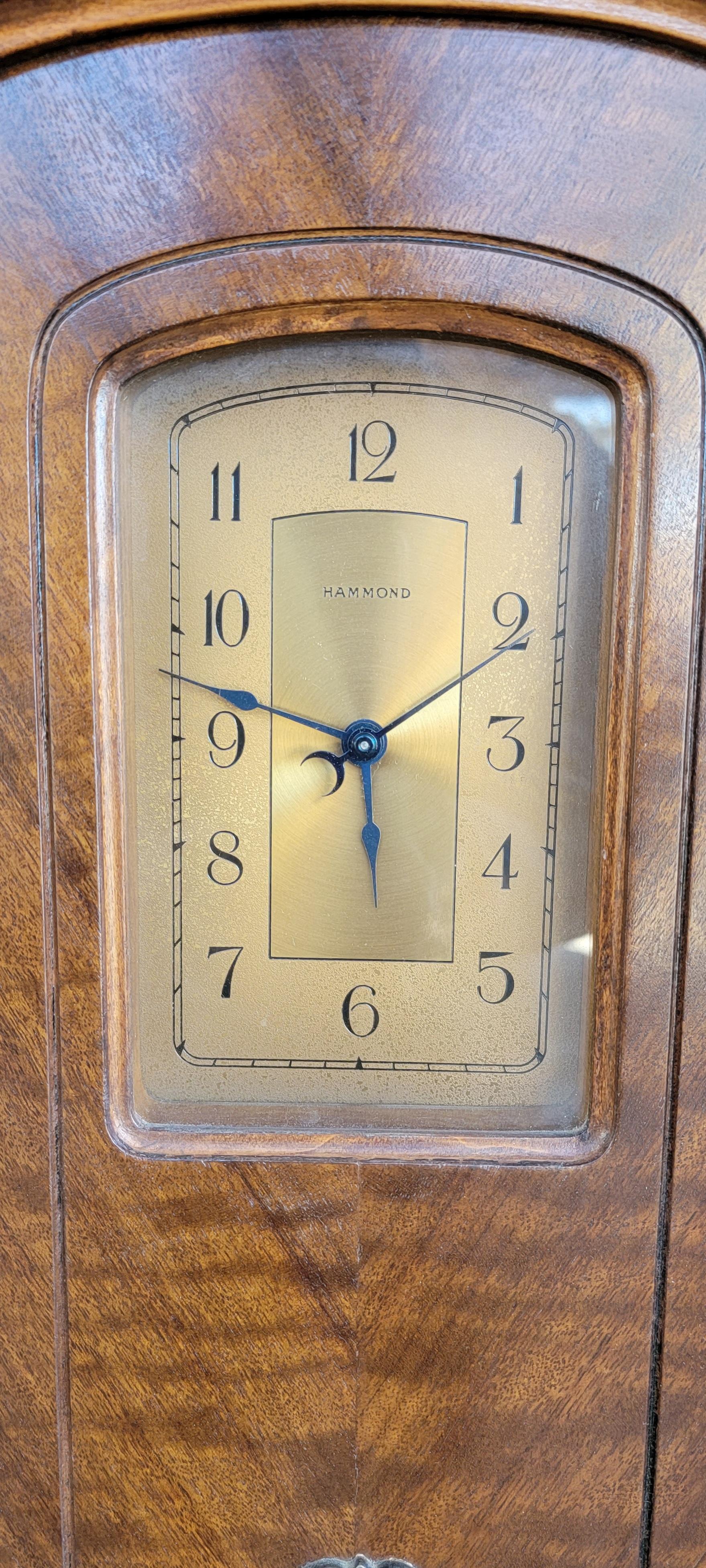 hammond grandfather clock