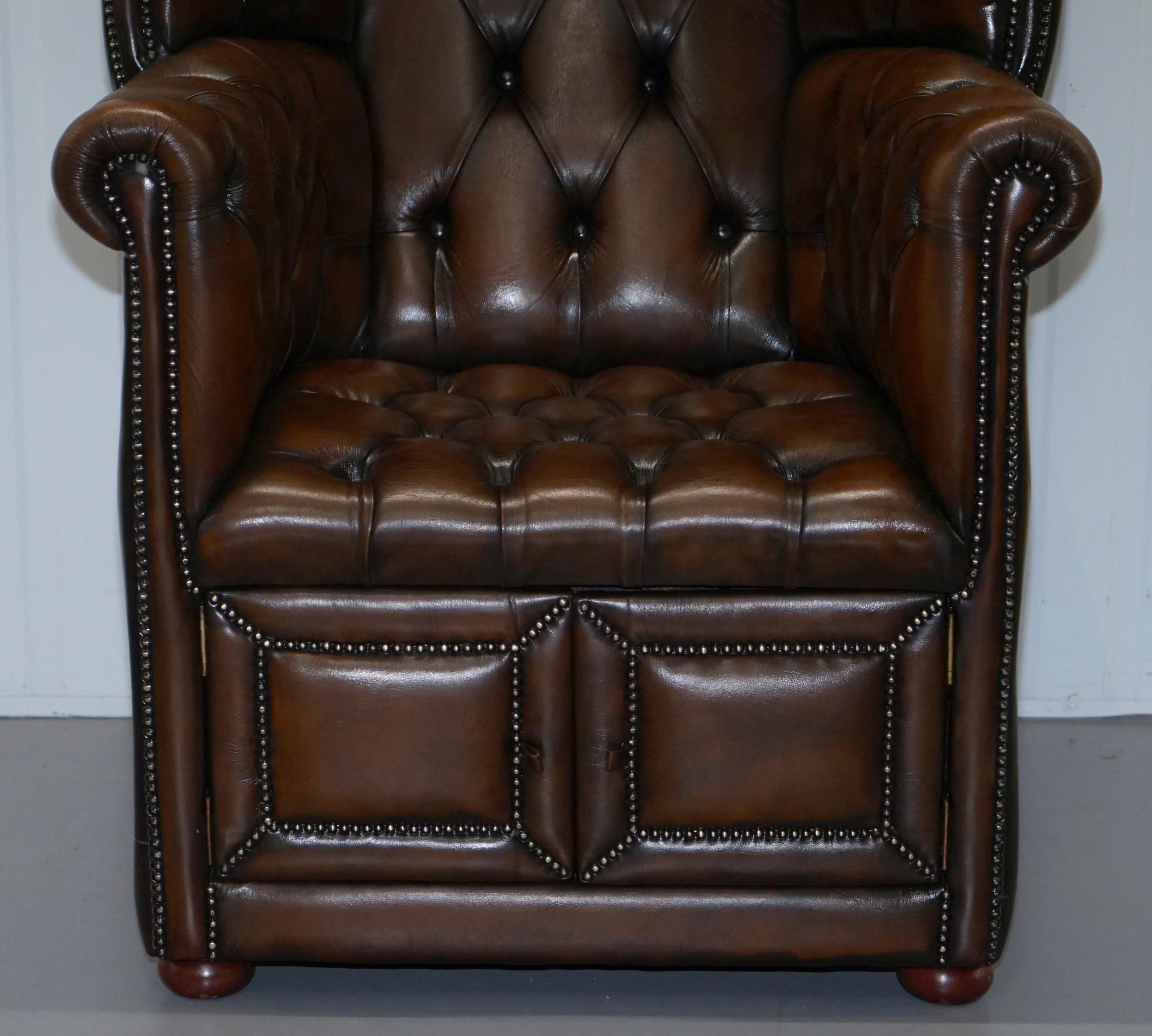 leather porters chair