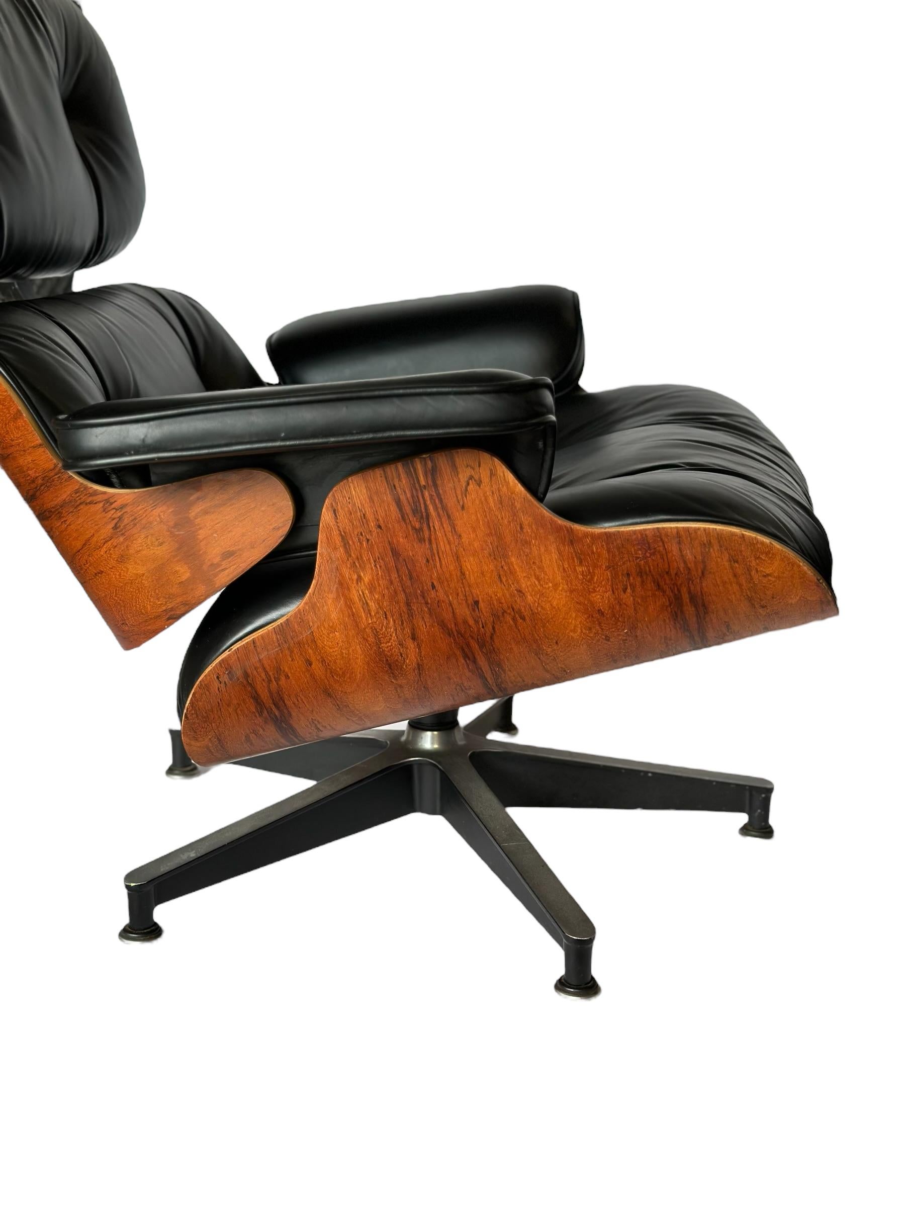 Restored Herman Miller Eames Lounge and Ottoman 1