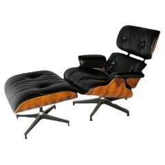 Restored Herman Miller Eames Lounge and Ottoman