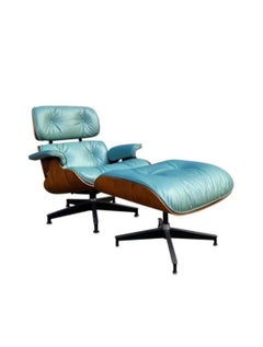 Restored Herman Miller Eames Lounge Chair and Ottoman with Custom New Cushions