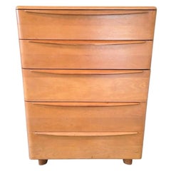 Restored Heywood Wakefield Tall Dresser in Champagne Finish