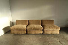 Restored Mario Bellini Feather Down 'Amanta" Sofa for B&B Italia, 1970s