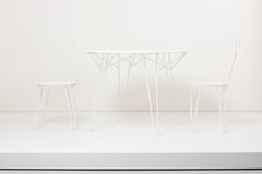 Mathieu Mategot restauré Ensemble de table et de chaises de patio pour l'extérieur