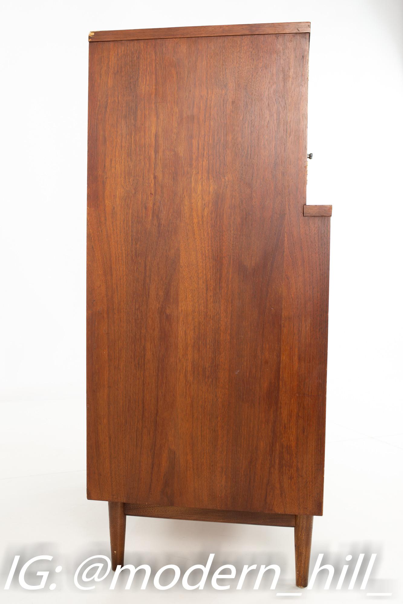 Wood Restored Merton Gershun for American, Martinsville Mid Century Dresser