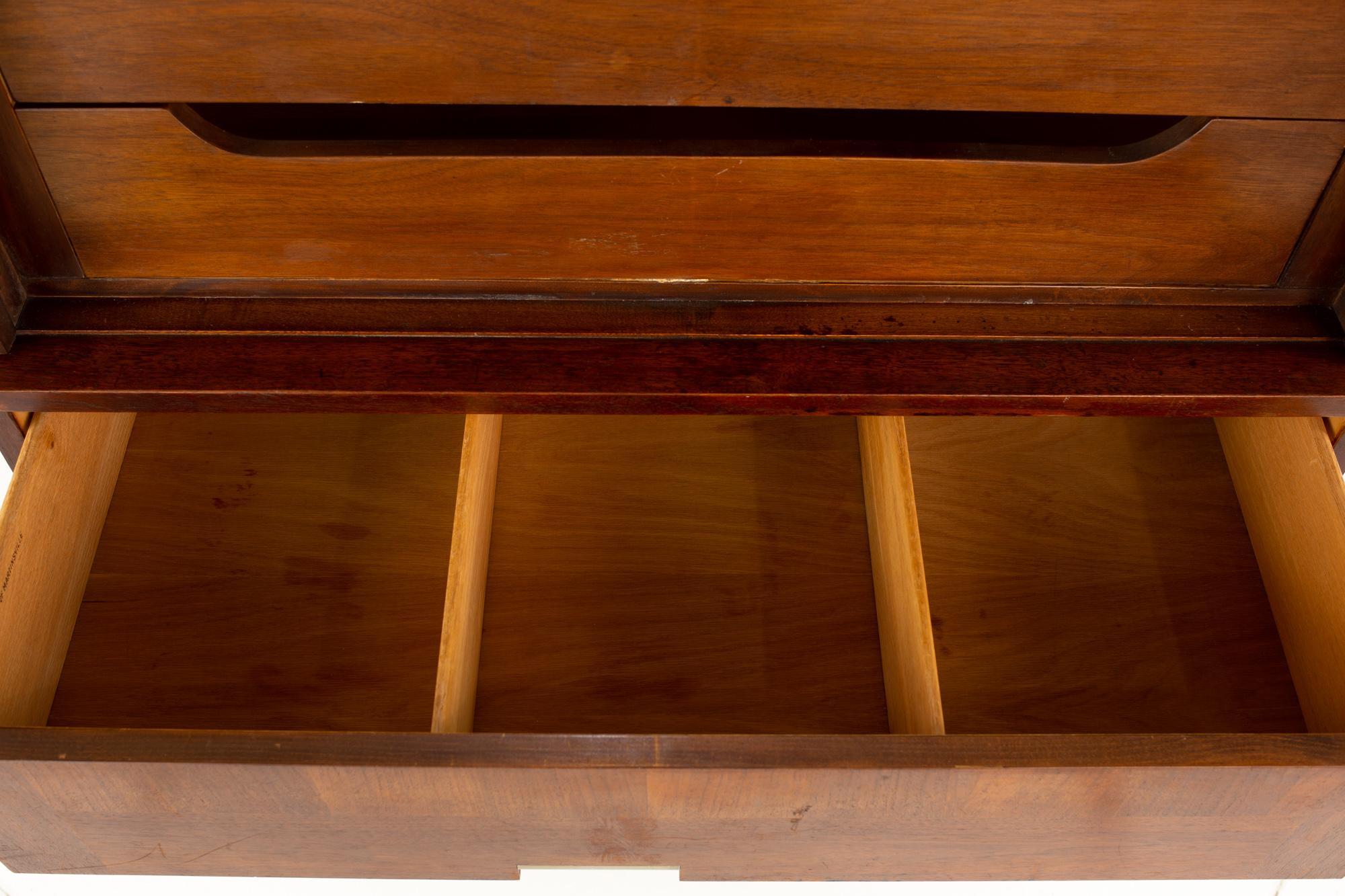 Restored Merton Gershun for American, Martinsville Mid Century Dresser 2