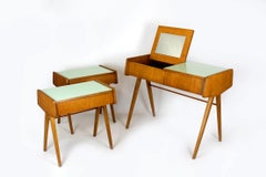 Restored Mid-Century Bedroom Set from Zapadoslovenske Zavody, Czechia, 1960s