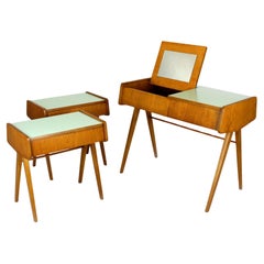 Restored Mid-Century Bedroom Set from Zapadoslovenske Zavody, Czechia, 1960s