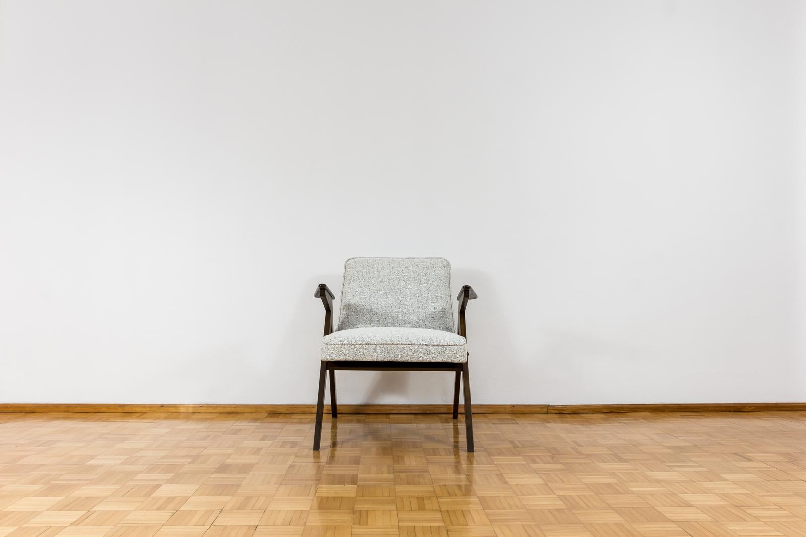 Beech Mid Century Armchair 