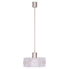 Lampadario di metà secolo restaurato, di J. Bejvl per Kamenický Šenov, Repubblica Ceca, anni '60