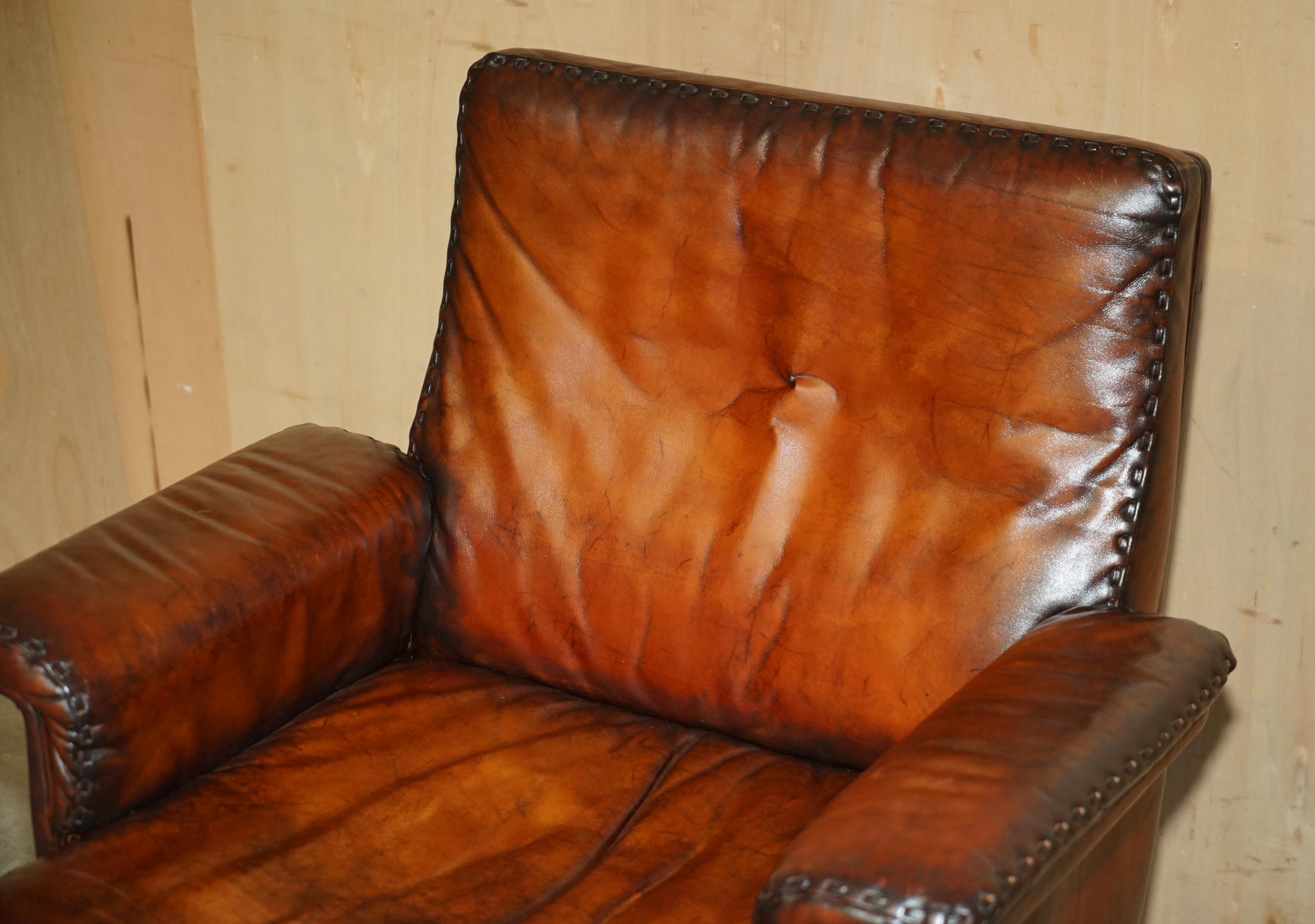 SILLA DE SEDE DS35 EJECUTIVA DE MEDIO SIGLO RESTAURADA EN CUERO MARRON CON CAPAZ DE GIRATORIO Moderno de mediados de siglo en venta