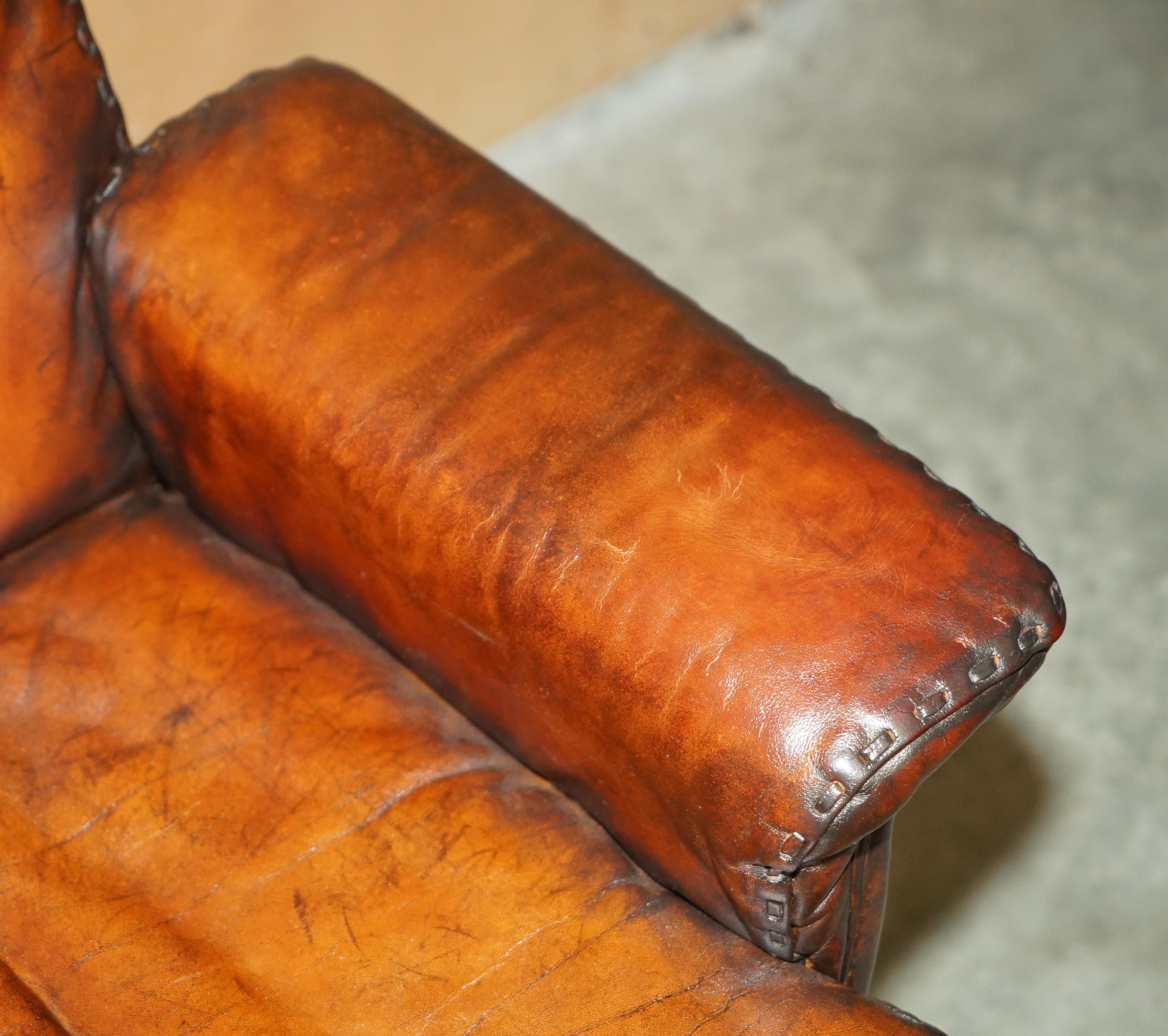 SILLA DE SEDE DS35 EJECUTIVA DE MEDIO SIGLO RESTAURADA EN CUERO MARRON CON CAPAZ DE GIRATORIO finales del siglo XX en venta