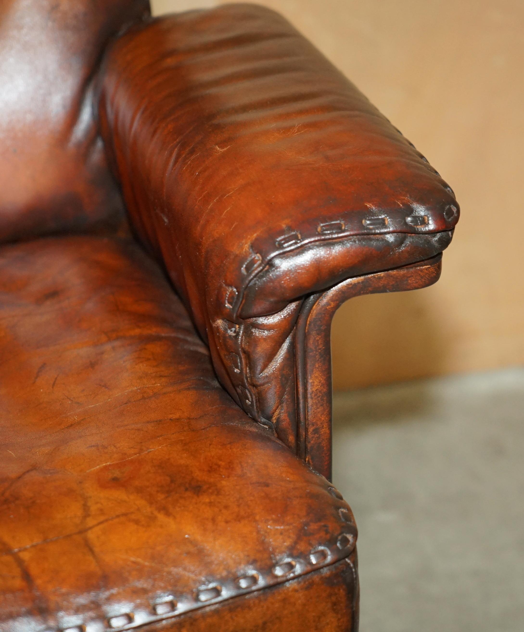 SILLA DE SEDE DS35 EJECUTIVA DE MEDIO SIGLO RESTAURADA EN CUERO MARRON CON CAPAZ DE GIRATORIO en venta 1