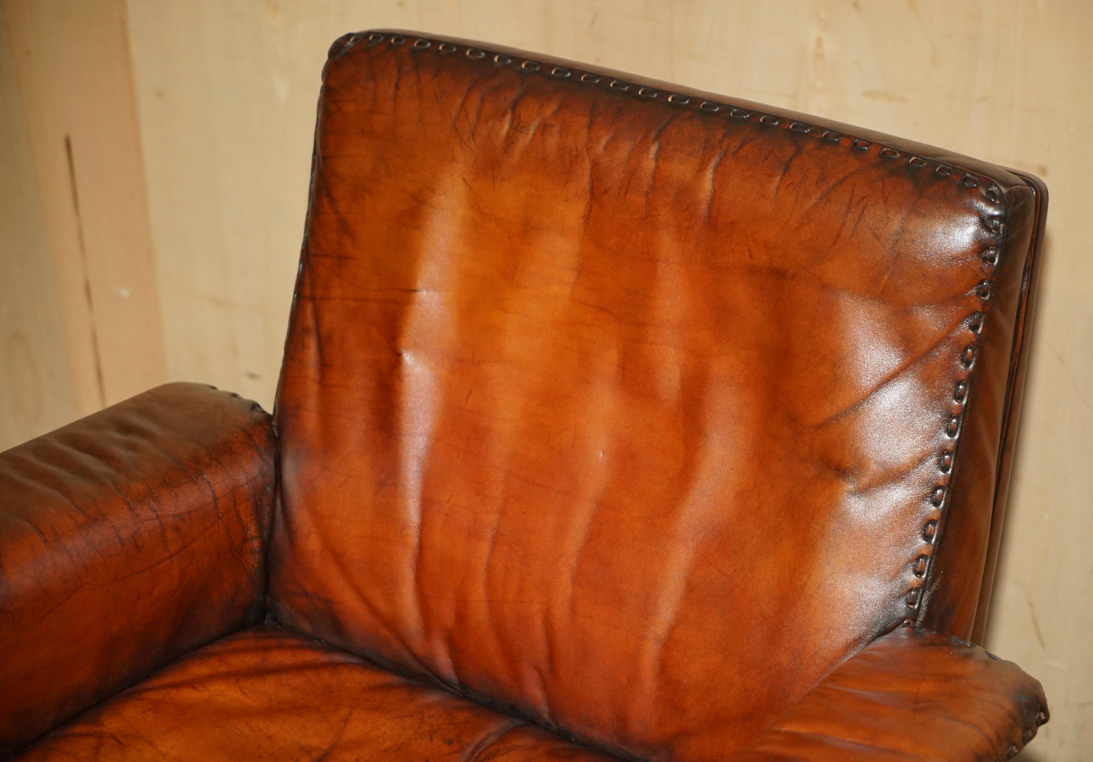 SILLA DE SEDE DS35 EJECUTIVA DE MEDIO SIGLO RESTAURADA DE CUERO MARRÓN PARA DIVISORES Inglés en venta
