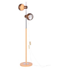 Restaurierte Stehlampe aus der Mitte des Jahrhunderts, von Drukov, Metall, neu verkabelt, tschechisch, 1970er Jahre