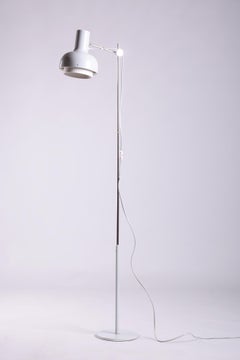 Restored Mid-Century Floor Lamp, by J. Hůrka for NAPAKO, Chrome, Czech, 1960s