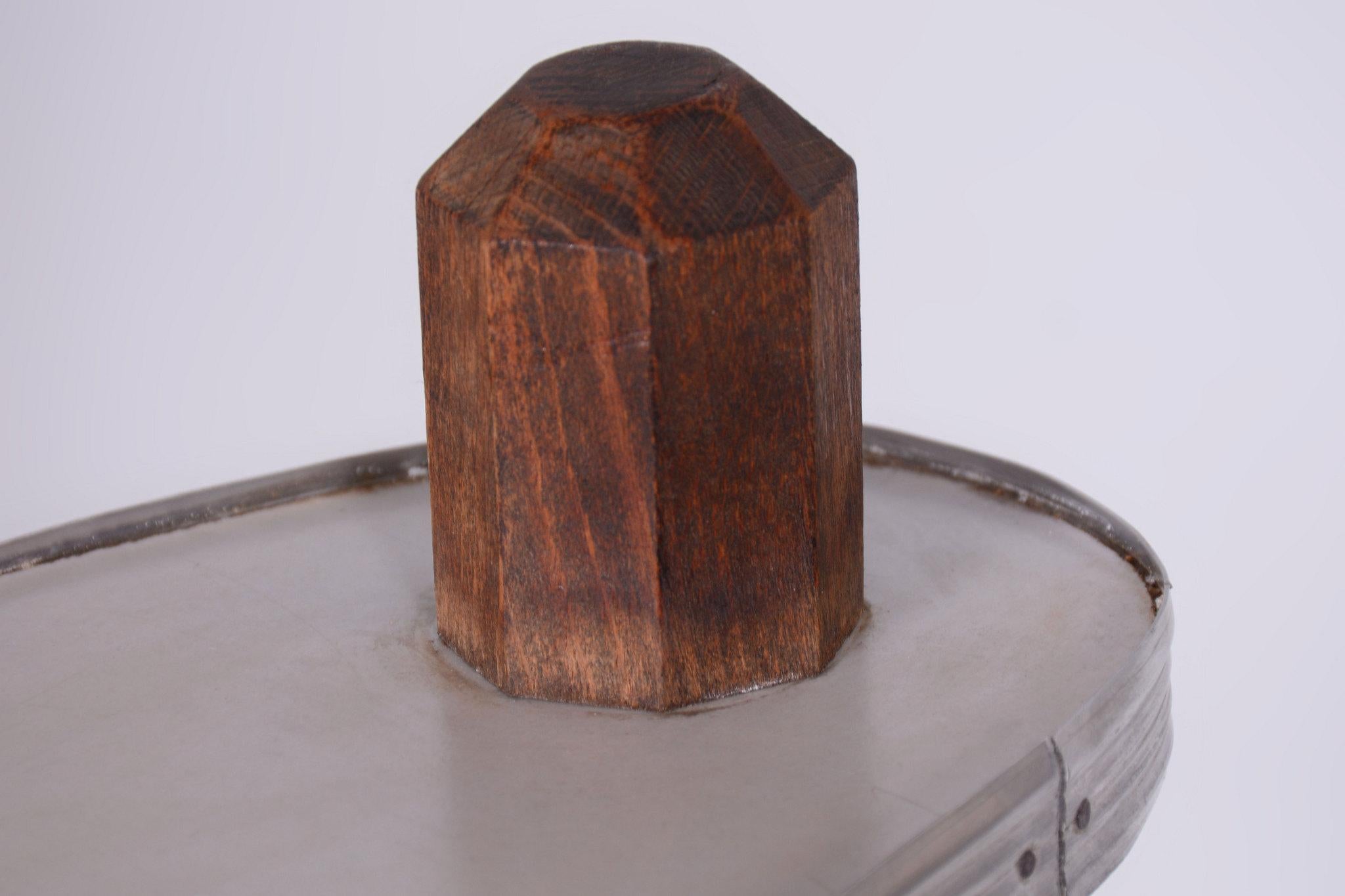 Portafiori di metà secolo restaurato, Beeche, Umakart, Alluminio, Ceco, anni '50 in vendita 1
