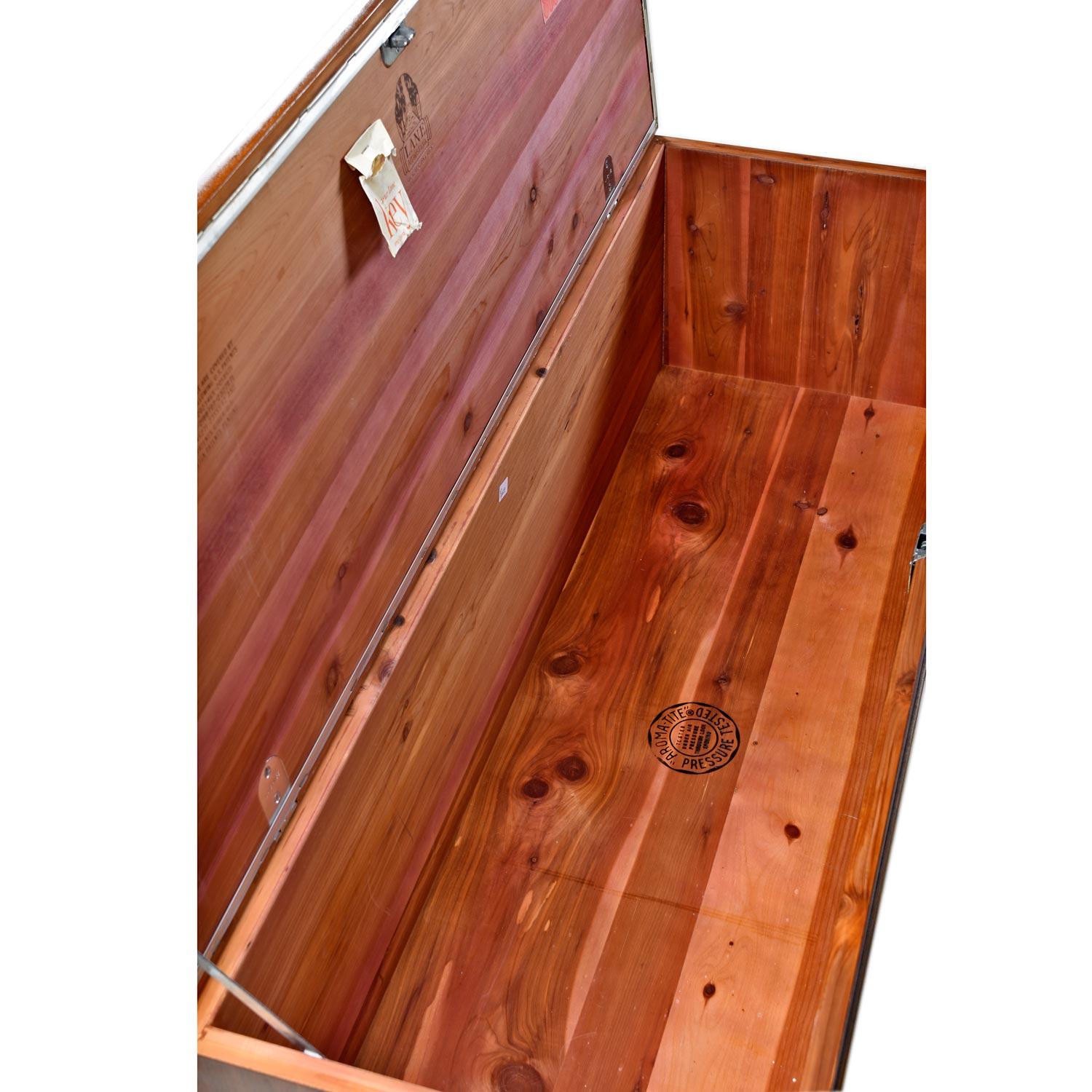 lane mid century modern cedar chest