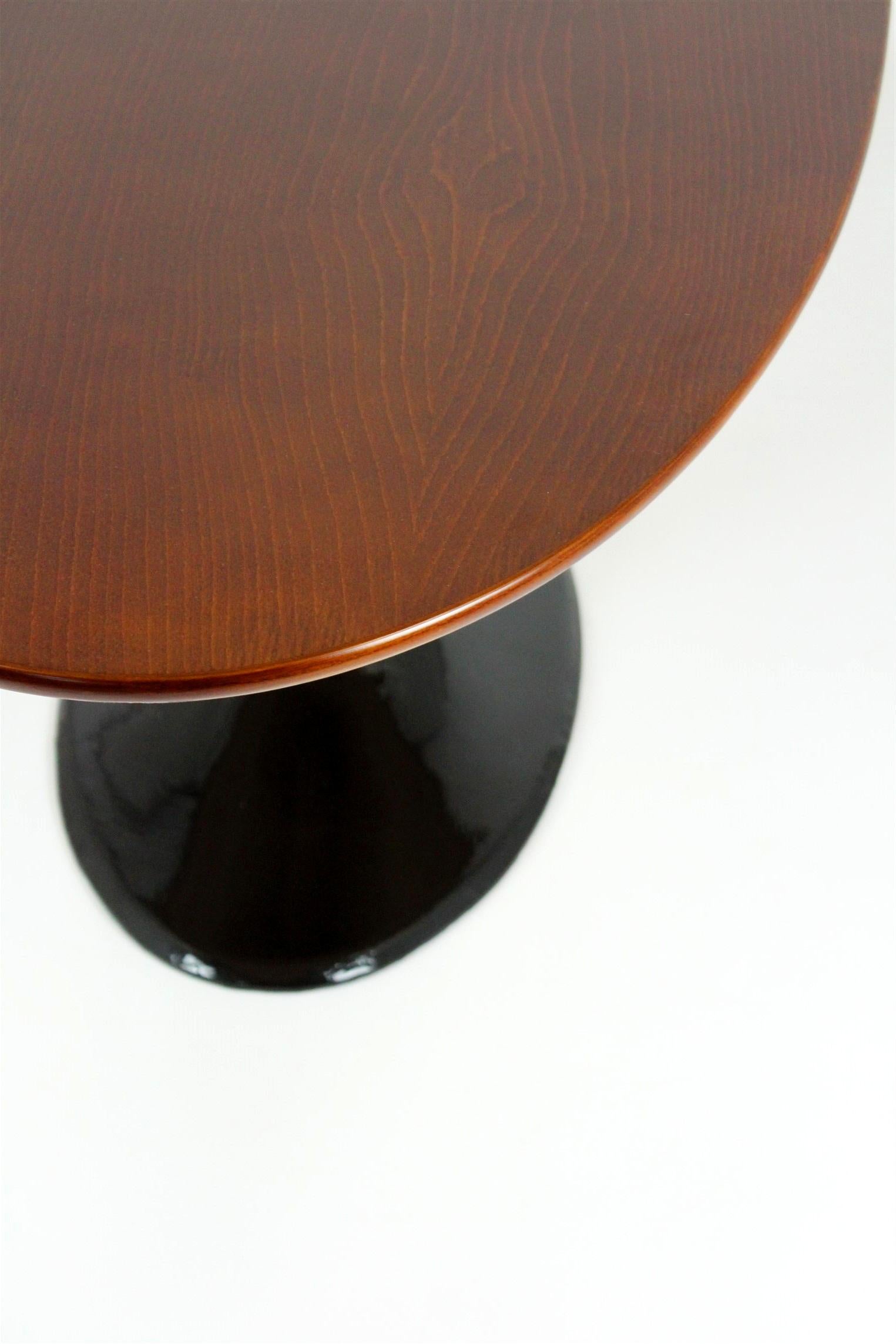 Restored Mid-Century Modern Oval Ash Coffee Table from Drevotvar, 1960s For Sale 9