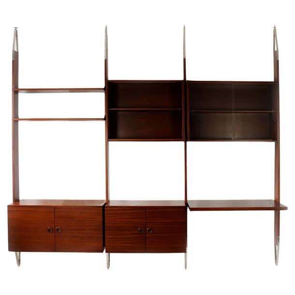 Restored Mid-Century Modular Wall Unit from Jitona, 1973 For Sale at ...