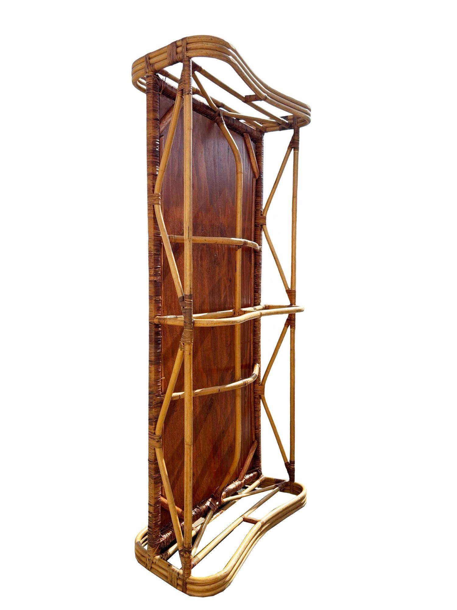 Restored Mid-Century Rattan Day Bed Frame w/ Woven Top 3