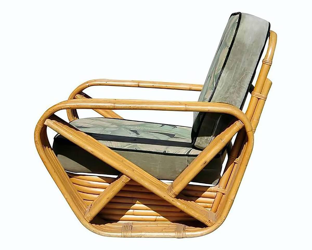 Restauriertes Rattan-Sessel für das Wohnzimmer, Mid-Century im Angebot 2