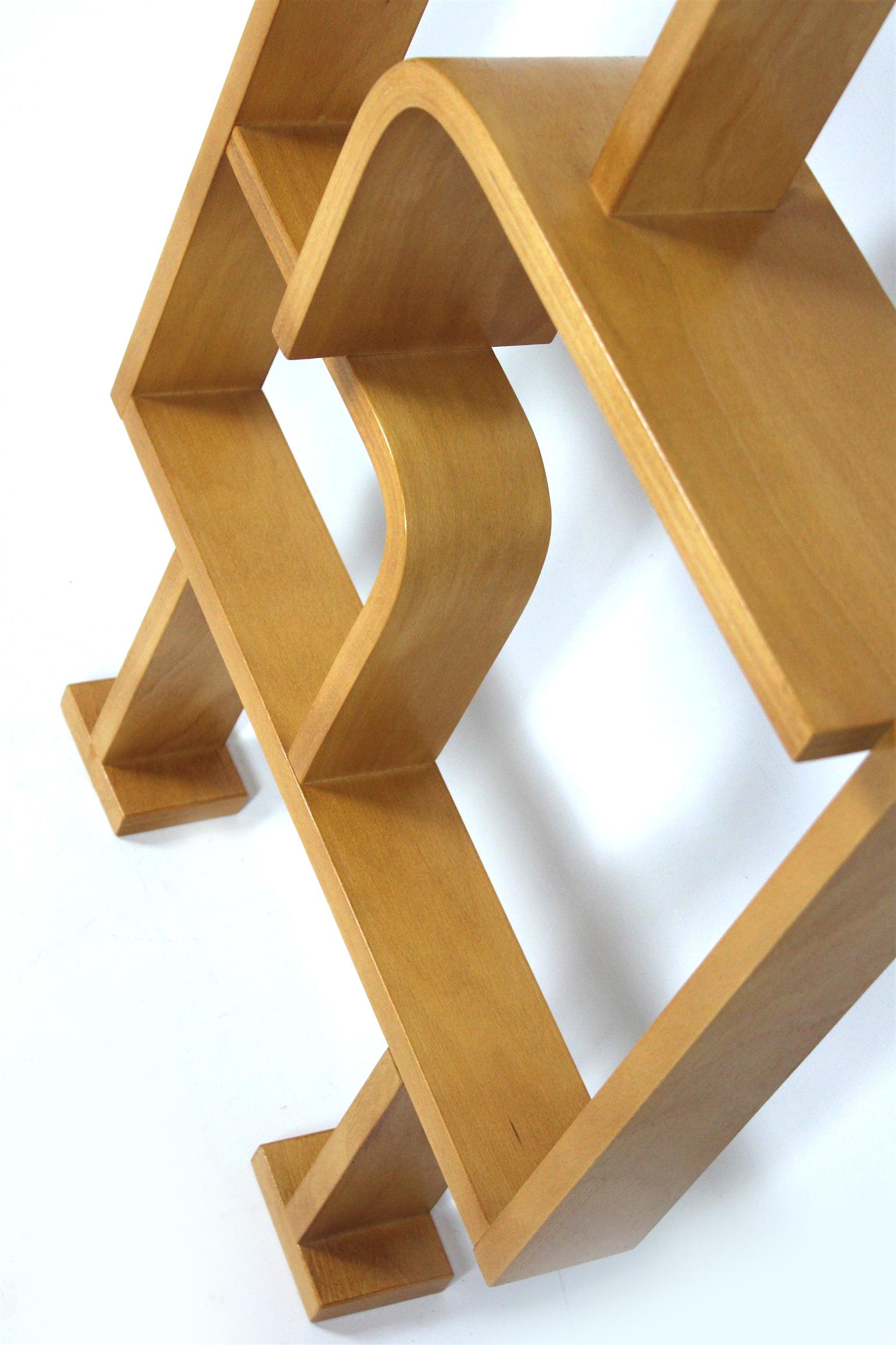 Restored Mid-Century Room Divider by L. Volak for Drevopodnik Holesov, 1960s In Excellent Condition For Sale In Żory, PL