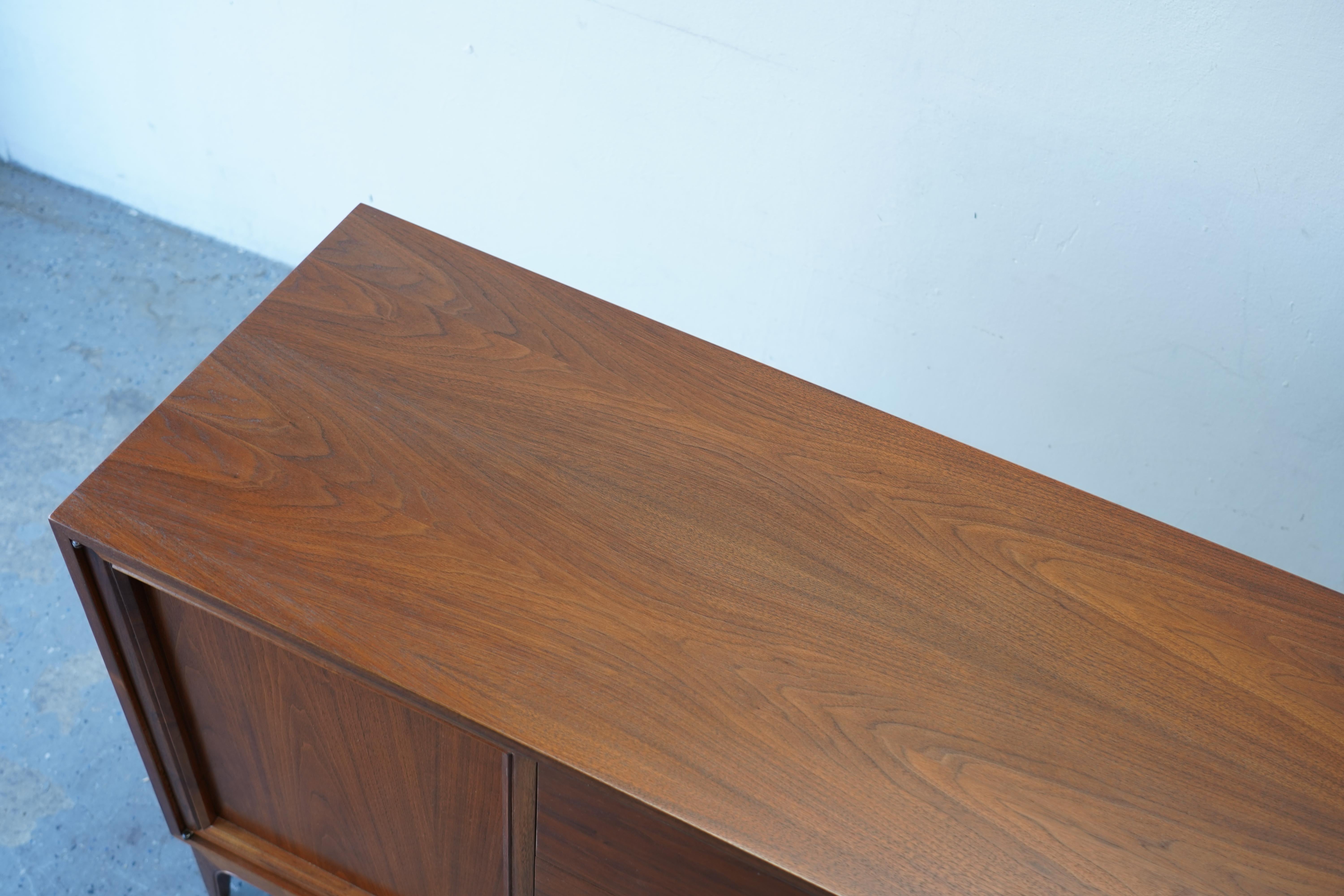 Restored Mid Century Sahara Low Boy Dresser Credenza For Sale 2