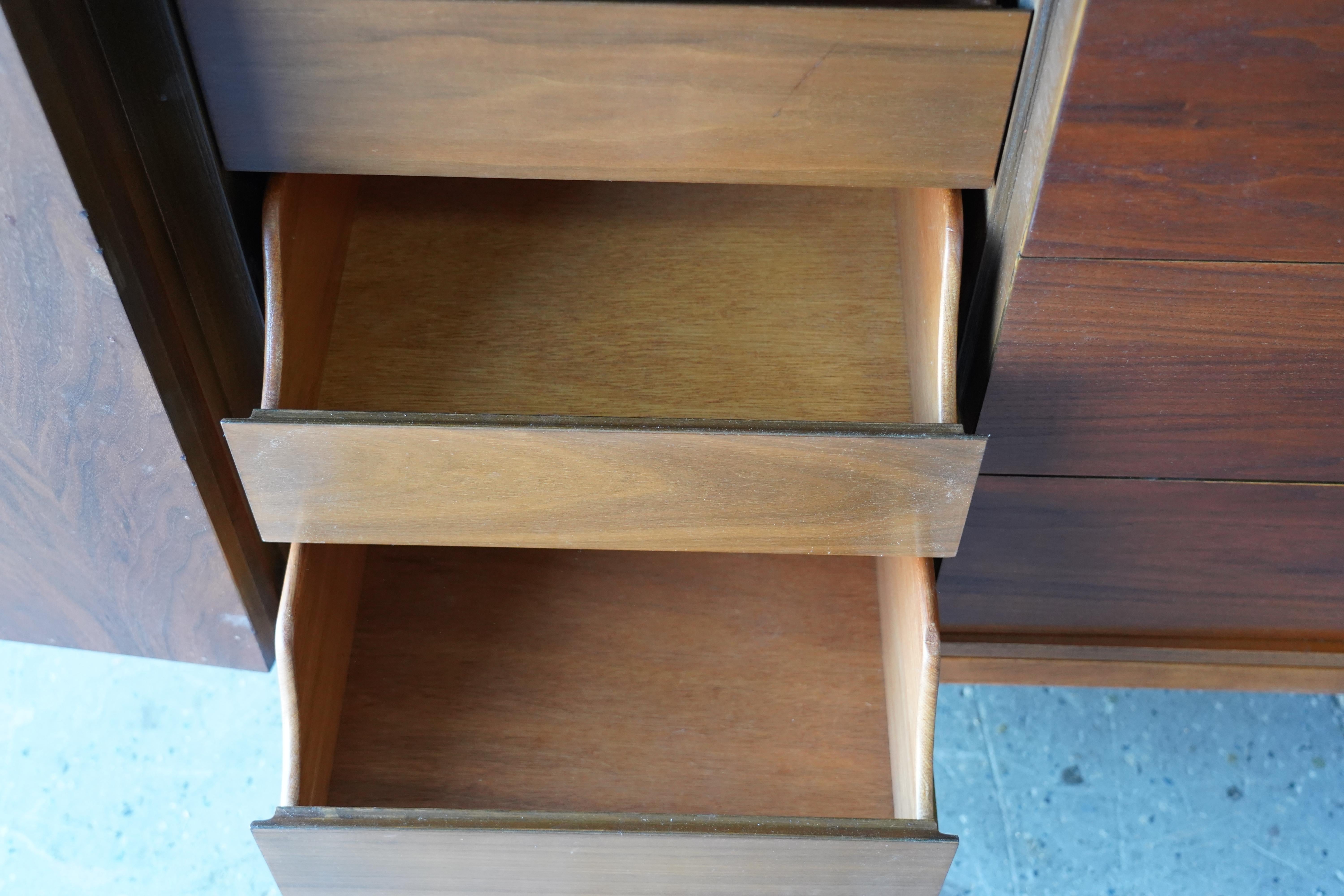 Restored Mid Century Sahara Low Boy Dresser Credenza For Sale 4