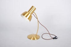 Restored Mid-Century Table Lamp, by NAPAKO, Aluminium, Rewired, Czech, 1960s