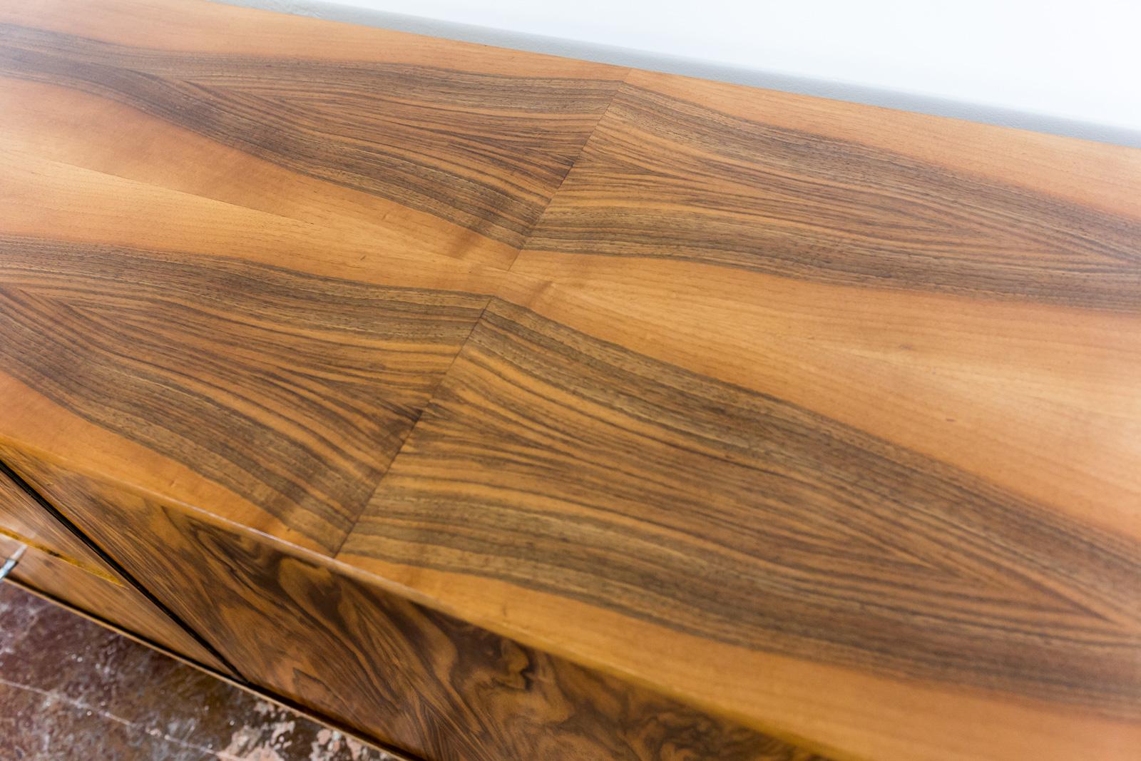 Restored Mid-Century Walnut Sideboard by Marian Grabiński 1960's 6