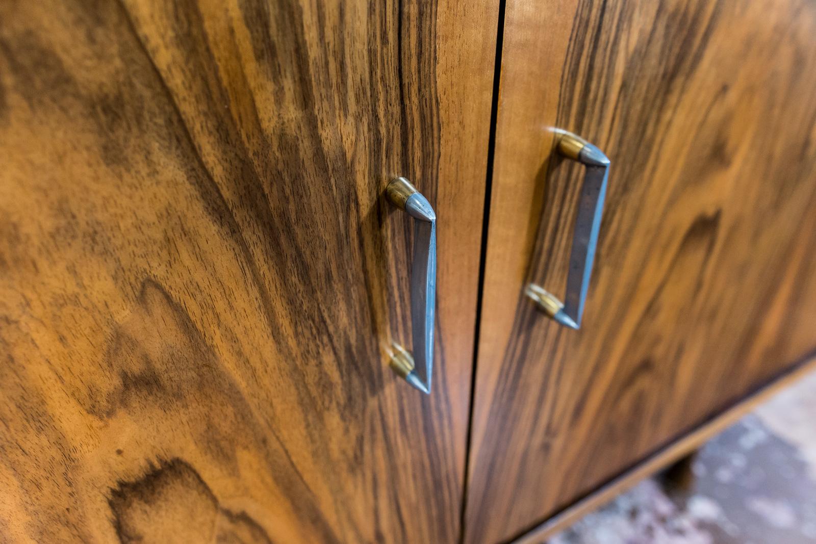 Restored Mid-Century Walnut Sideboard by Marian Grabiński 1960's 7