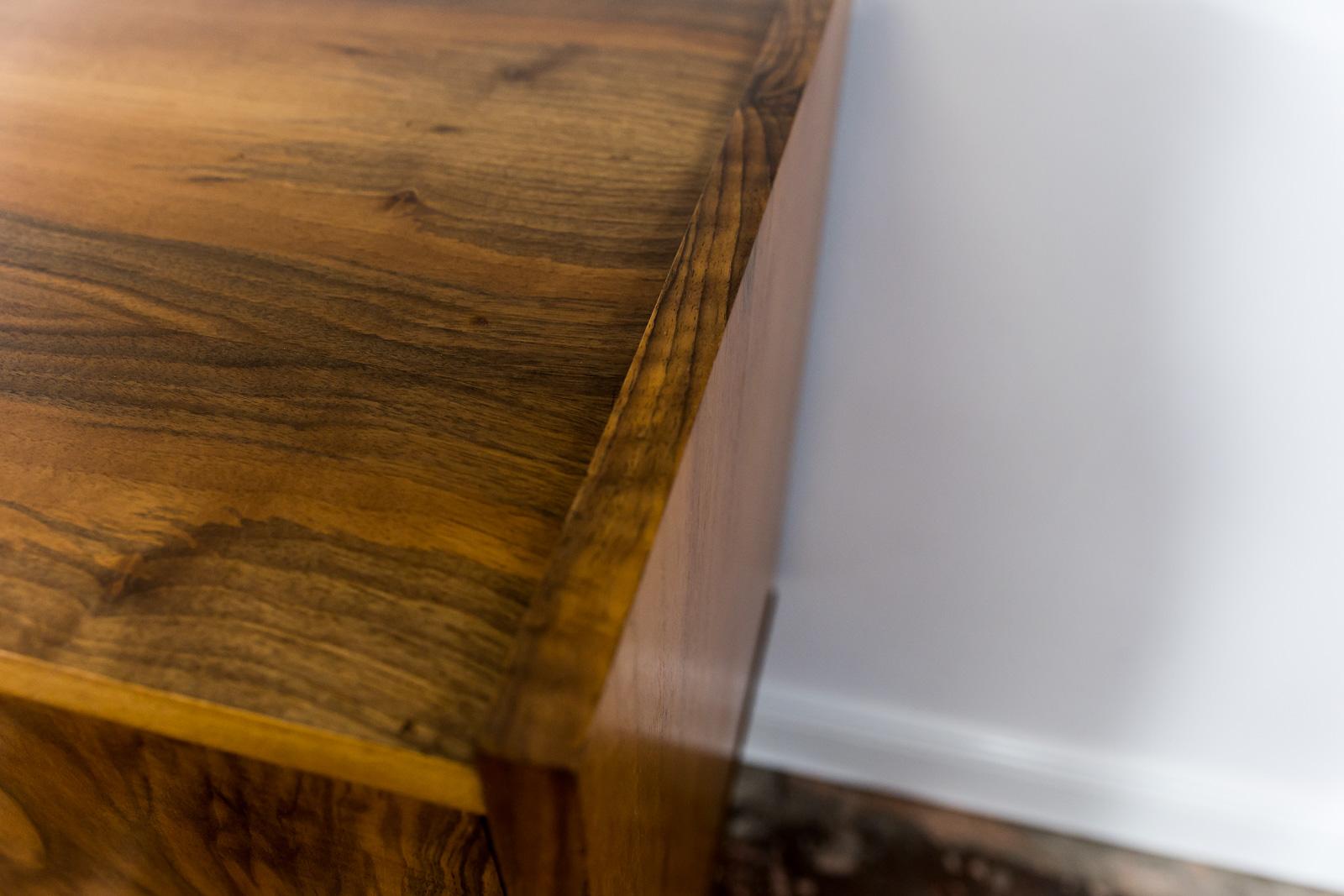 Restored Mid-Century Walnut Sideboard by Marian Grabiński 1960's 9