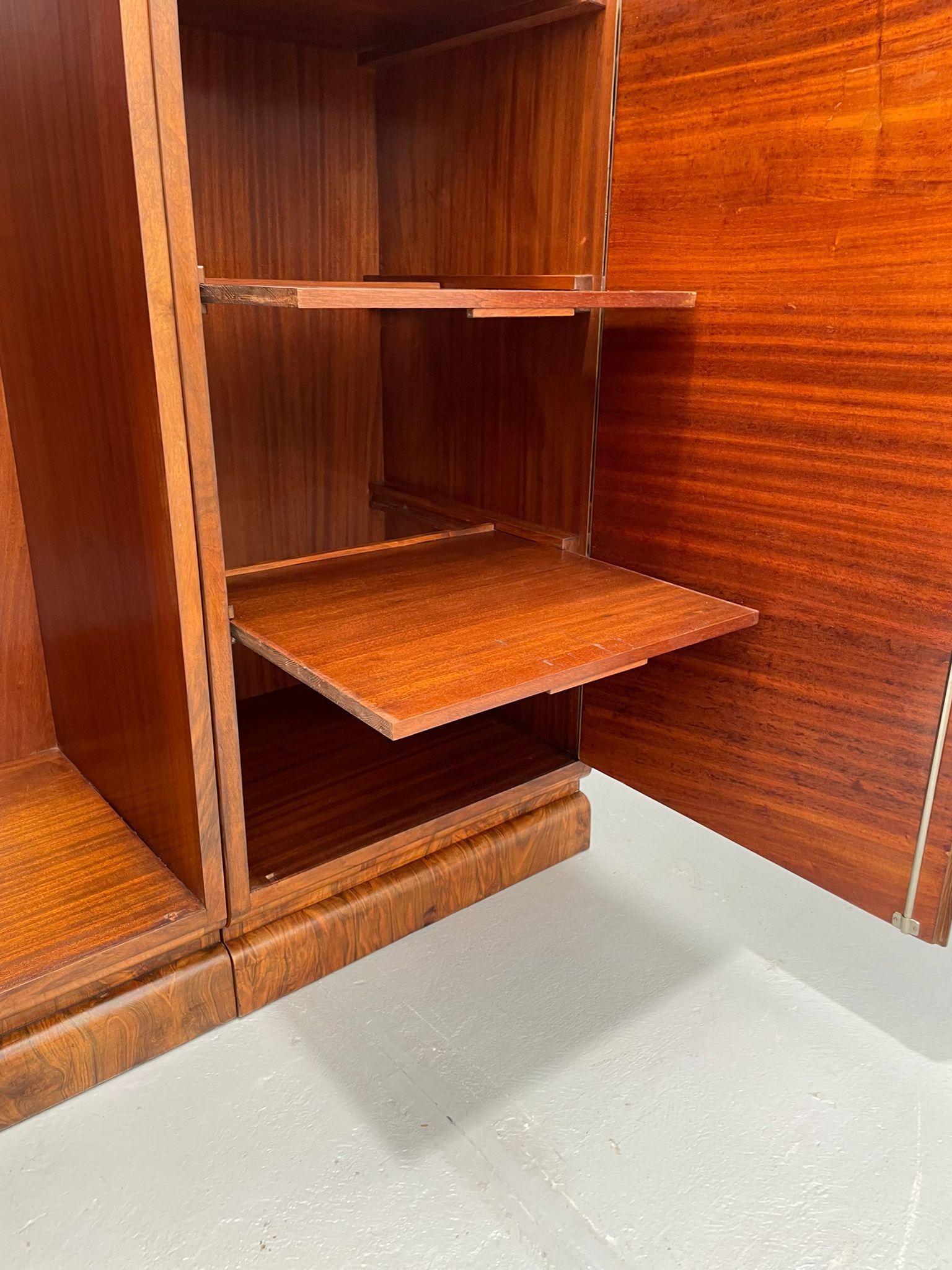 Restored Mid-Century Walnut Wardrobe by Tatra Nábytok, Czechoslovakia, 1960s For Sale 2