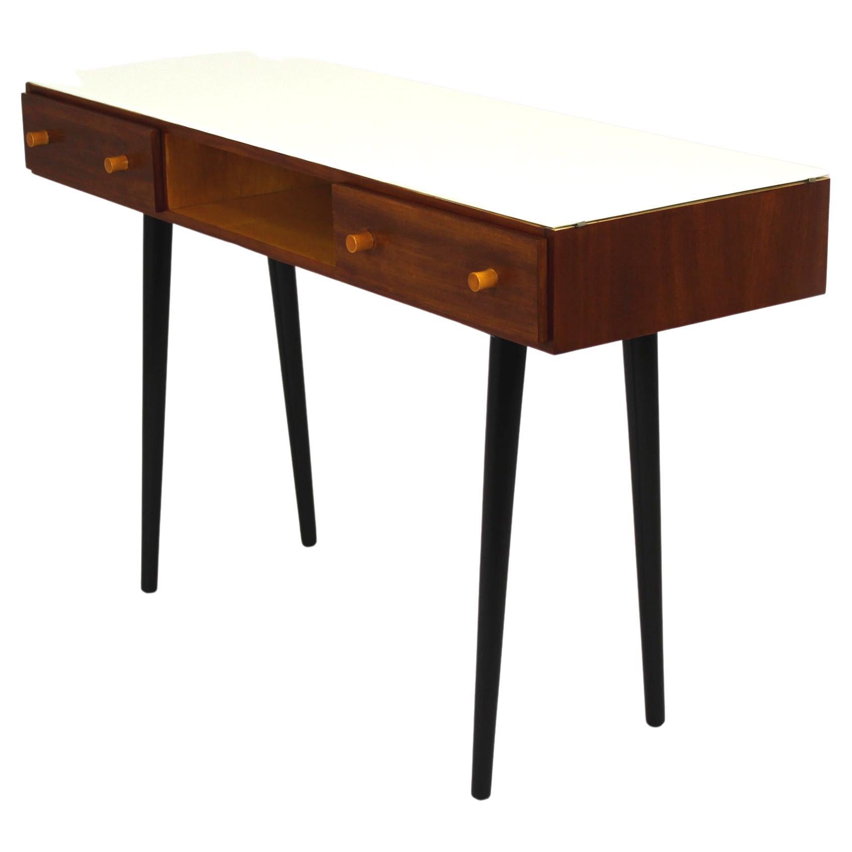 Restored MidCentury Writing Desk or Console Table from Up Zavody