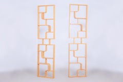 Restored MidCentury Pair of Dividers, Maple, Ludvik Volak, Czechia, 1960s