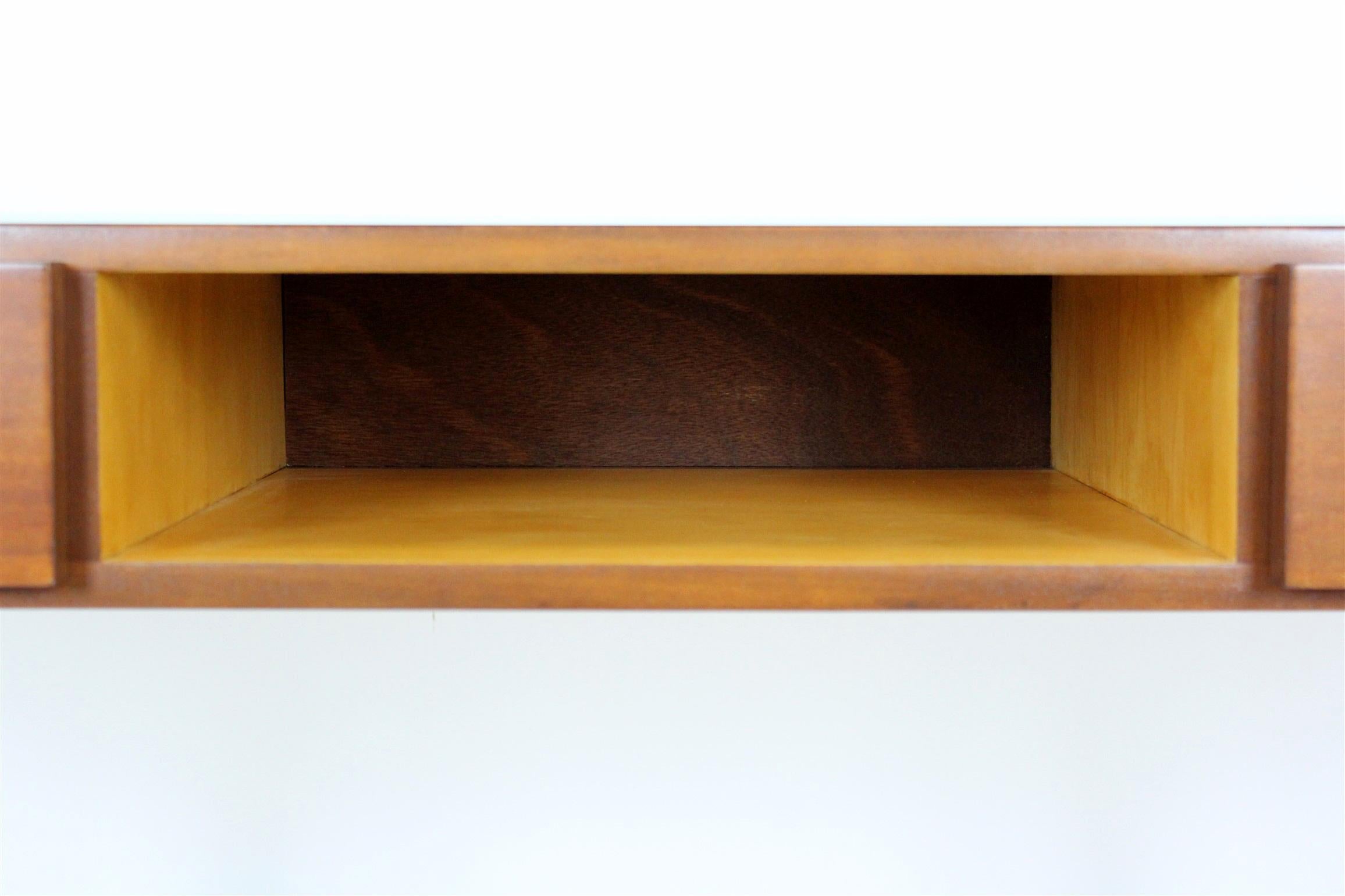 20th Century Restored Midcentury Writing Desk or Console Table from Up Zavody, 1960s For Sale