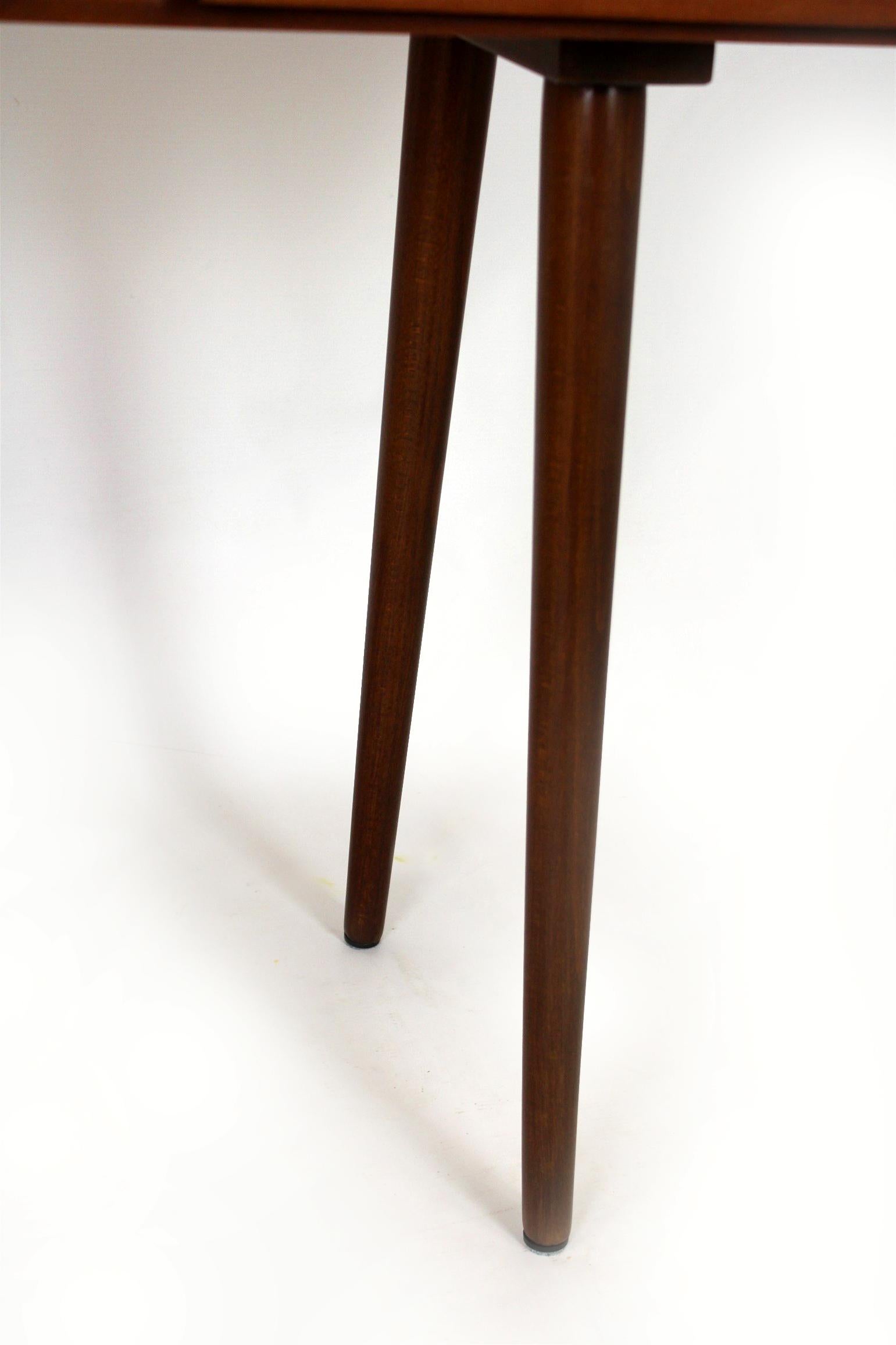 Restored Midcentury Writing Desk or Console Table from Up Zavody, 1960s For Sale 3