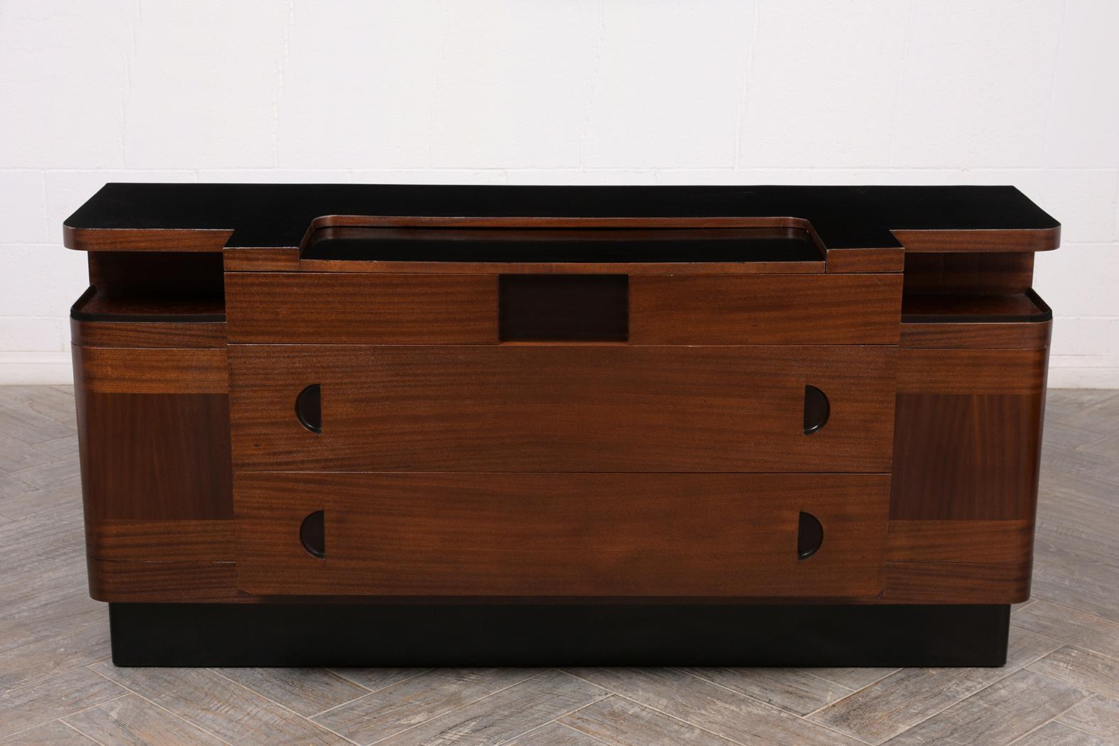 modern mahogany sideboard