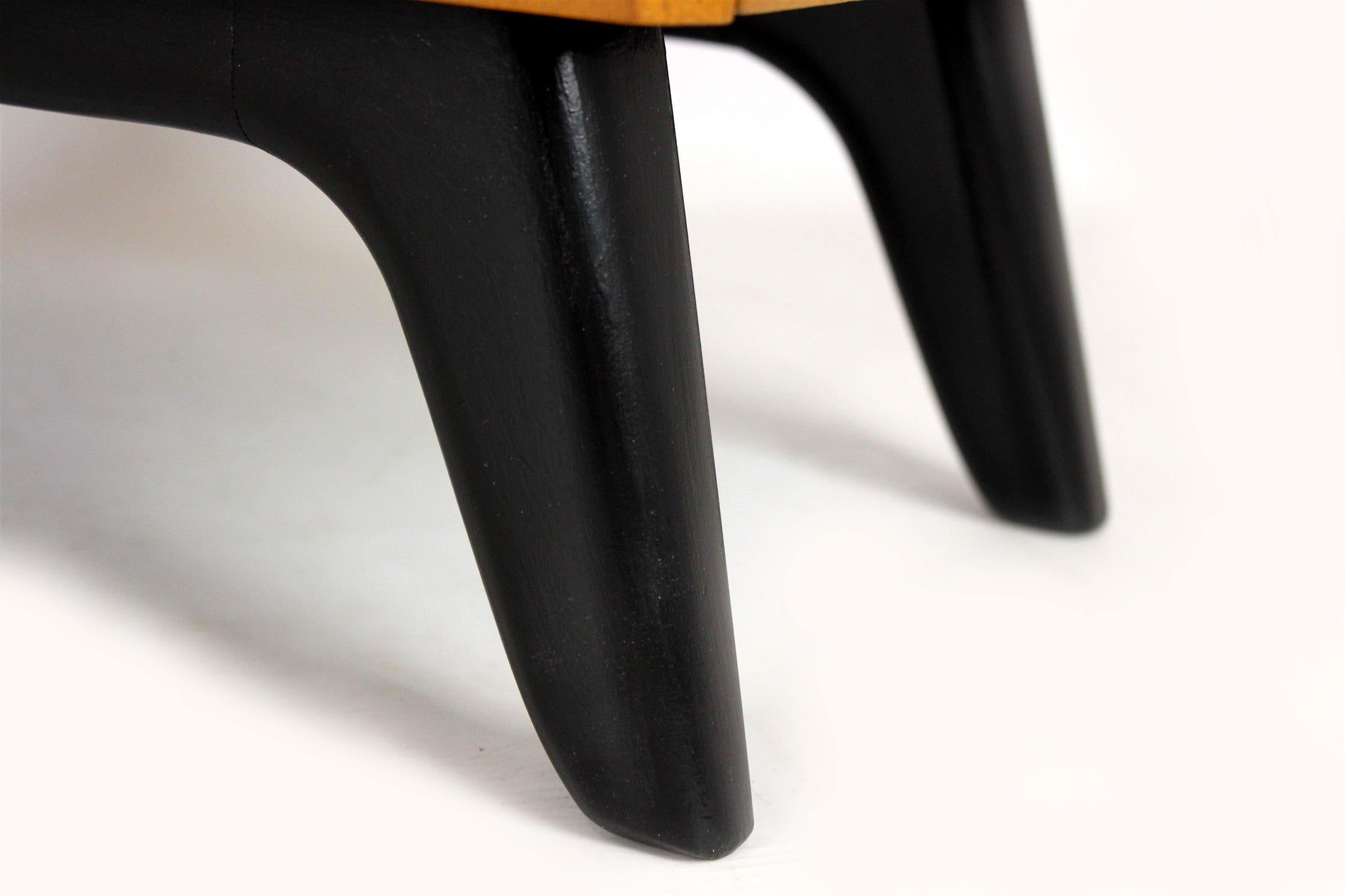 Restored Nightstands with Glass Tops by J. Halabala for UP Zavody, Set of 2 For Sale 7