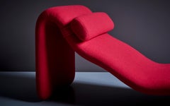 Chaise Lounge restaurata di Olivier Mourgue "Djinn" per Airborne