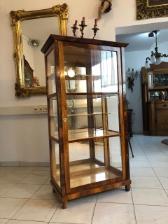 Restored Original Biedermeier Vitrine from circa 1845