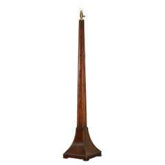 LAMP DE VOIR EN BOBBIN D'OREILLE SCOTTISH BOBBIN OAK ResTORED ORNATELY CARVED ANTiQUE