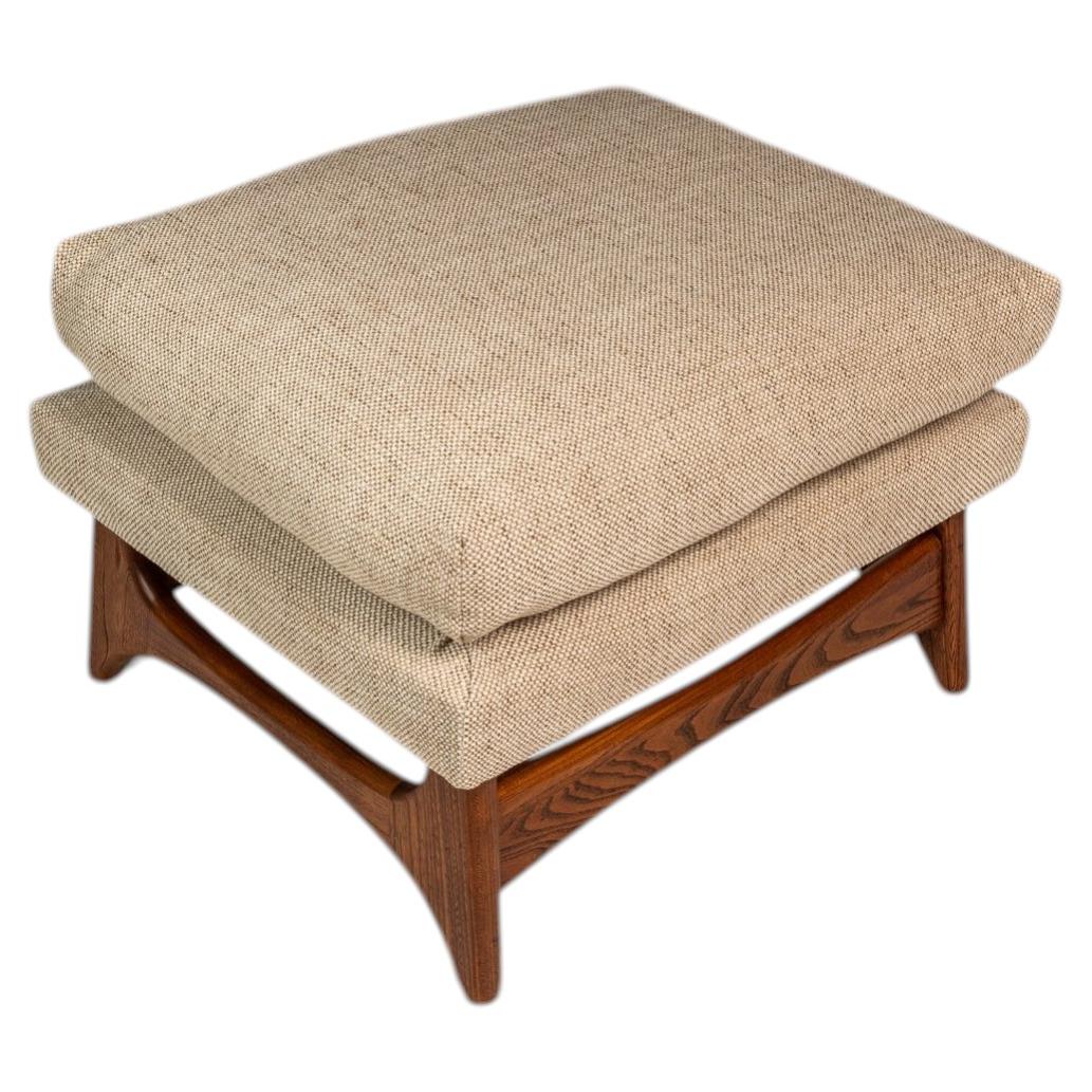 Restored Ottoman / Footstool in the Manner of Adrian Pearsall, USA, c. 1960s For Sale