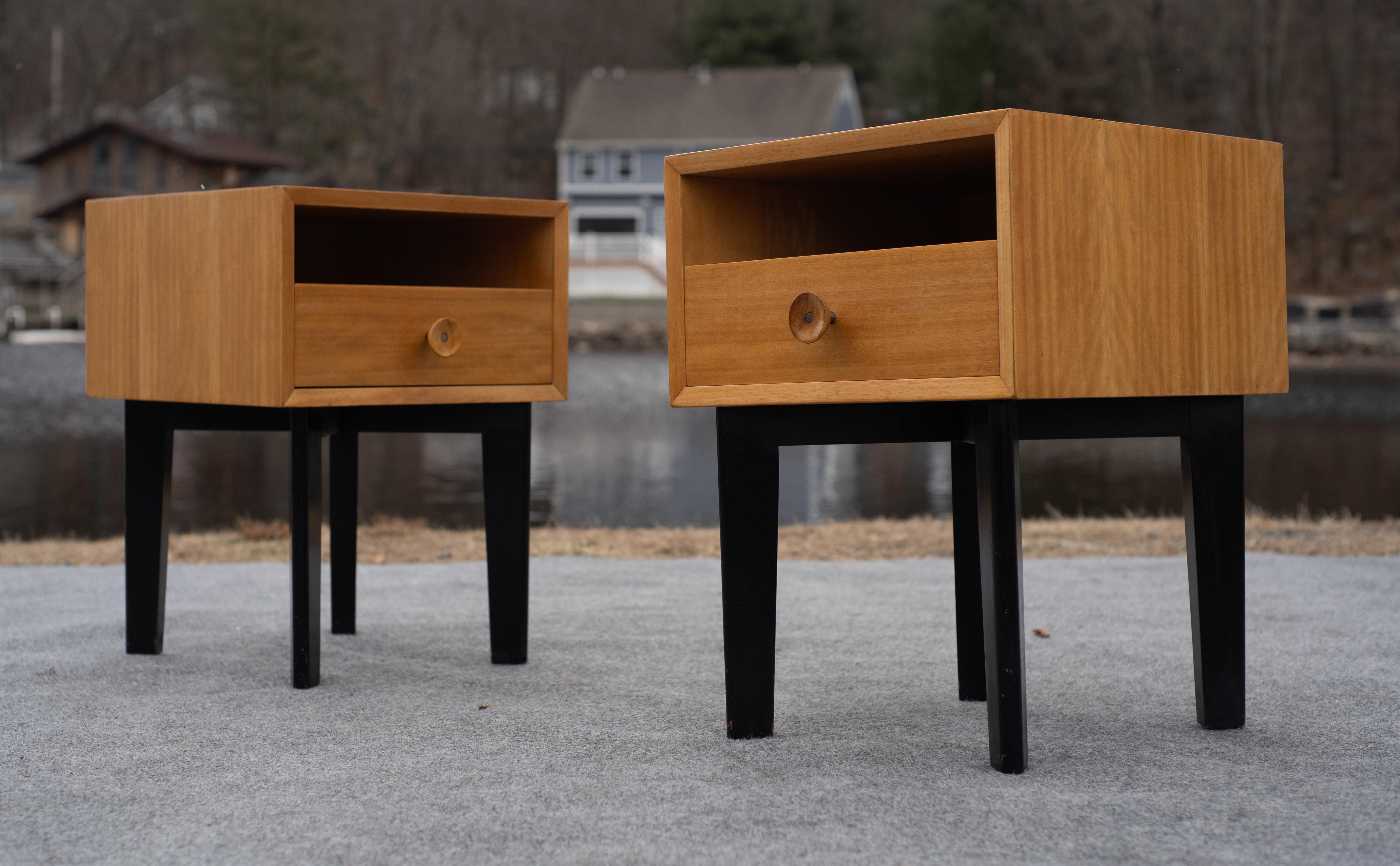 Restored Pair George Nelson for Herman Miller Primavera Basic Series Nightstands 3
