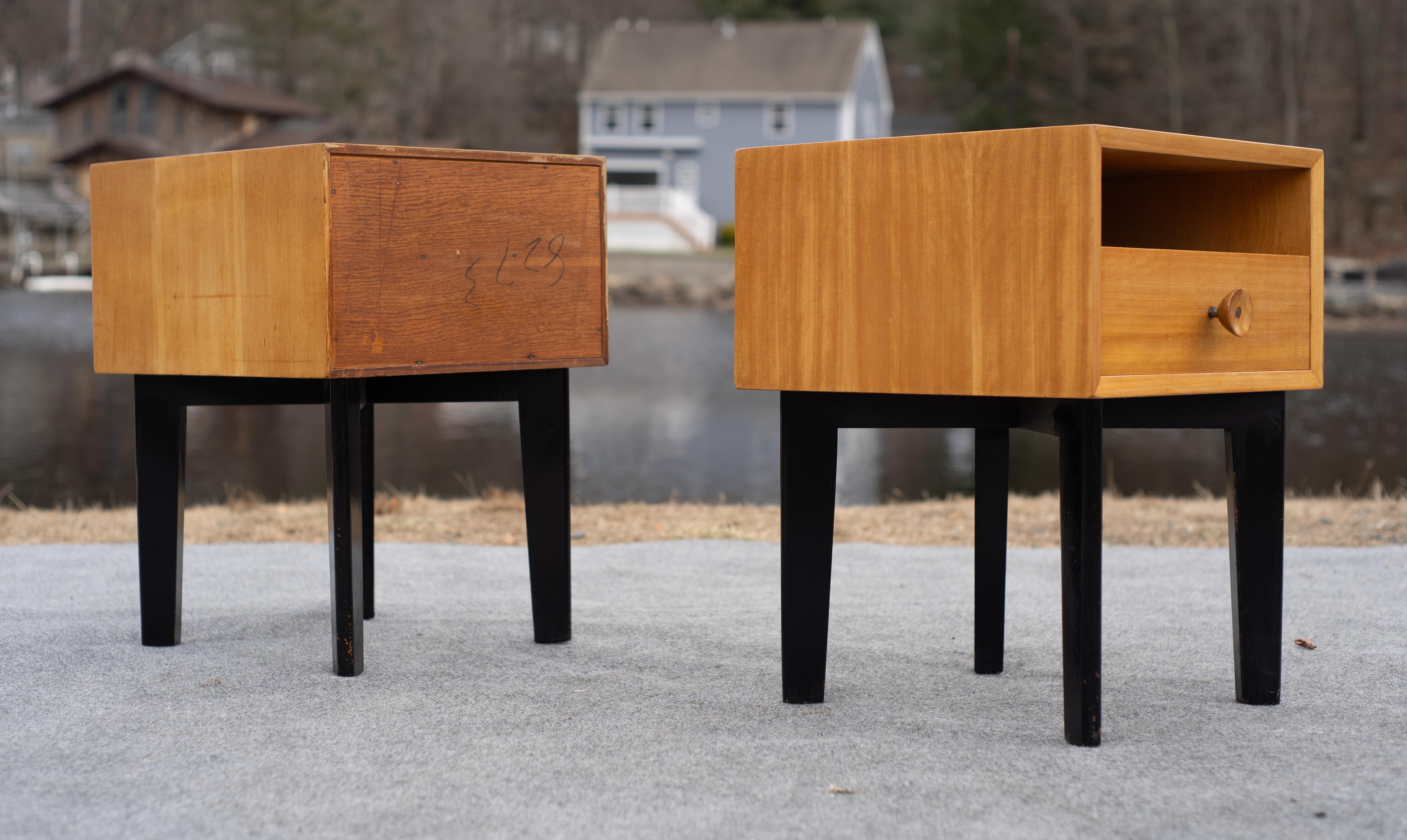 Restored Pair George Nelson for Herman Miller Primavera Basic Series Nightstands 4